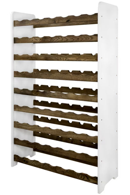 Vinreol RW20 72x118 cm Hvid til 63 Flasker