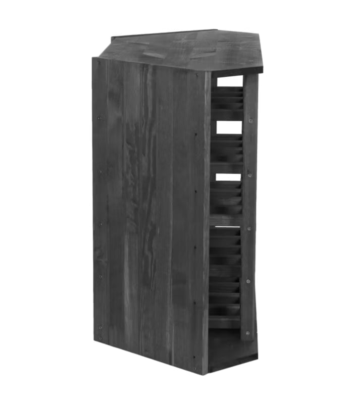 Vinreol RW61 30x30x60 cm Grå til 20 Flasker