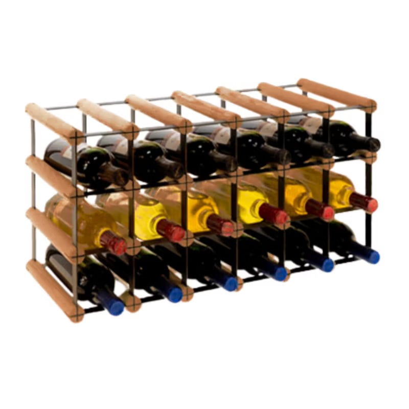 Vinreol RW8 til 18 Flasker 62,5x24,5x32,5 cm Brun