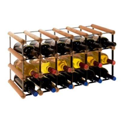 Vinreol RW8 til 18 Flasker 62,5x24,5x32,5 cm Brun