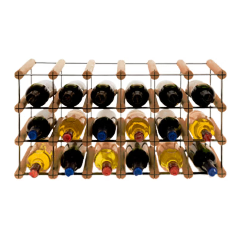 Vinreol RW8 til 18 Flasker 62,5x24,5x32,5 cm Brun