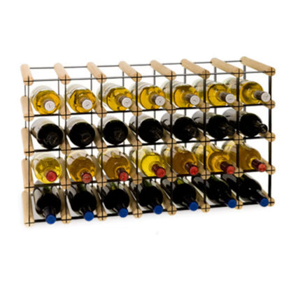 Vinreol RW-8 72,5x24,5x42,5 cm Fyrretræ Sort