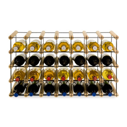 Vinreol RW-8 72,5x24,5x42,5 cm Fyrretræ Sort