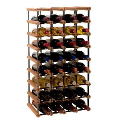 Vinreol RW8 42,5x82,5 cm 32 Flasker Brun