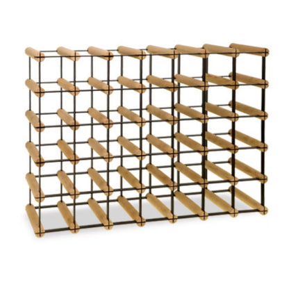 Vinreol RW8 Til 35 Flasker Sort Natur