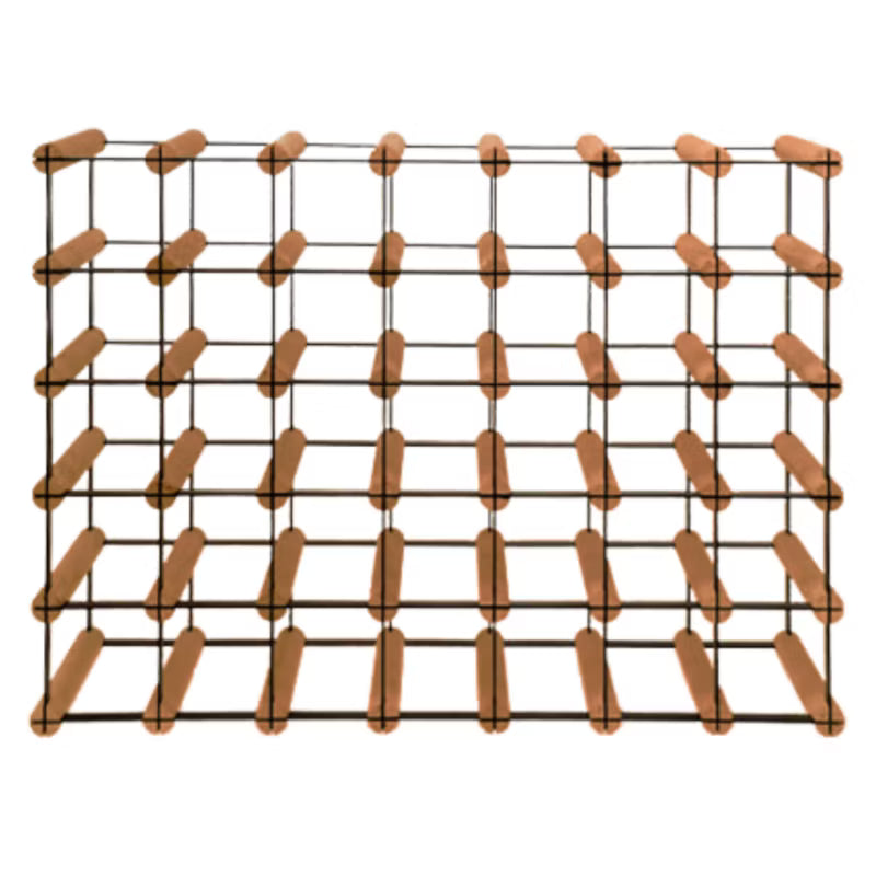 Vinreol RW8 til 35 Flasker 72,5x52,5 cm Brun Træ