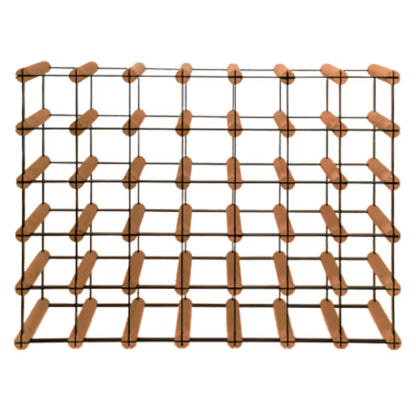 Vinreol RW8 til 35 Flasker 72,5x52,5 cm Brun Træ