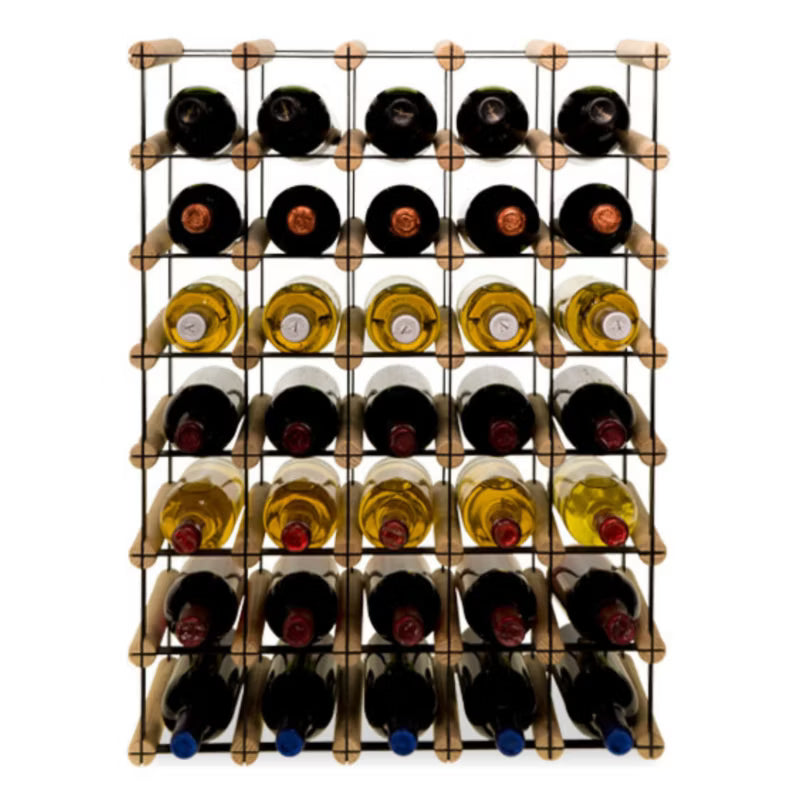 Vinreol RW8 52,5x72,5 cm Sort og Natur