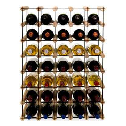 Vinreol RW8 52,5x72,5 cm Sort og Natur