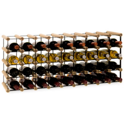 Vinreol RW-8 36 Flasker 92,5x42,5 cm Natur Sort