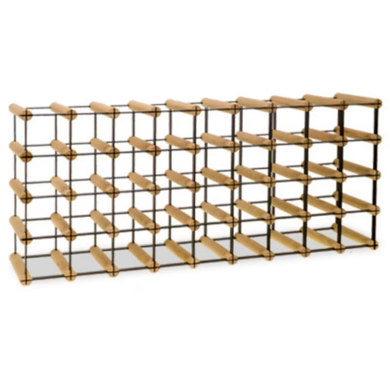 Vinreol RW-8 36 Flasker 92,5x42,5 cm Natur Sort
