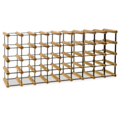Vinreol RW-8 36 Flasker 92,5x42,5 cm Natur Sort
