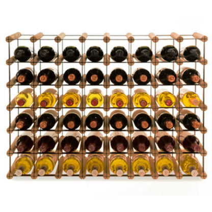 Vinreol RW8 82,5x62,5 cm Brun Træ til 48 Flasker