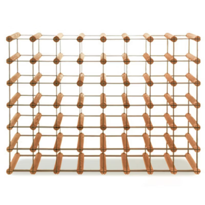 Vinreol RW8 82,5x62,5 cm Brun Træ til 48 Flasker