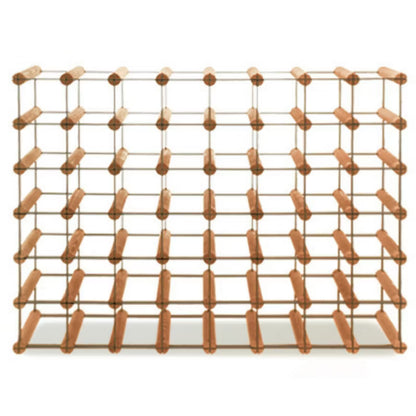 Vinreol RW8 82,5x62,5 cm Brun Træ til 48 Flasker