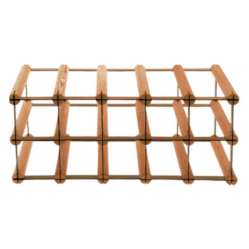 Vinreol RW8 52,5x24,5x22,5 cm Metal og Træ
