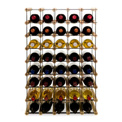 Vinreol RW8 52,5x82,5 cm Sort og Natur