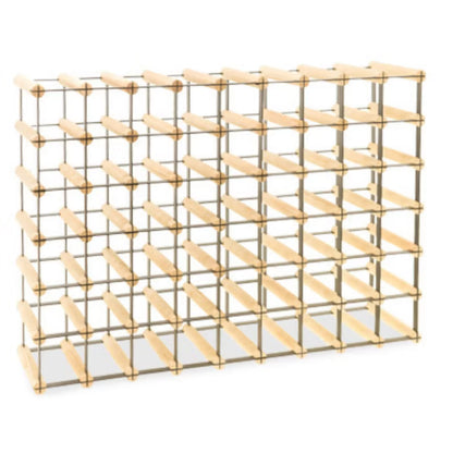 Vinreol RW8 92,5x62,5 cm Til 54 Flasker Sort Natur
