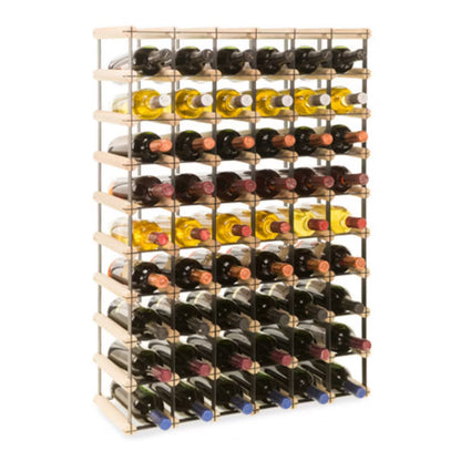 Vinreol RW8 til 54 Flasker 62,5x24,5x92,5 cm Natur