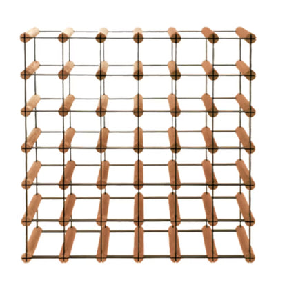 Vinreol RW8 62,5x62,5 cm Brun Træ 36 Flasker