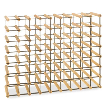 Vinreol RW8 Til 63 Flasker 92,5x72,5 cm Natur Sort
