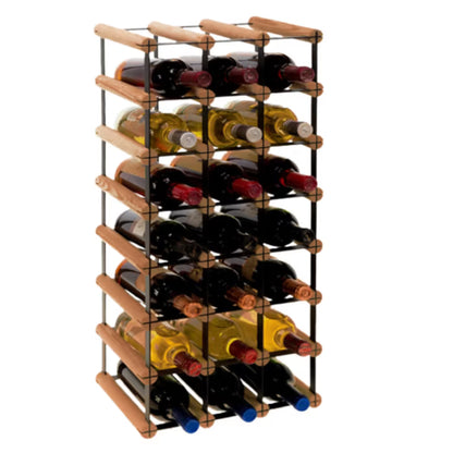 Vinreol RW8 til 21 Flasker Sort Brun