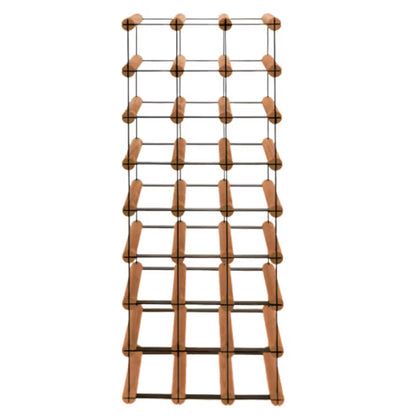 Vinreol RW8 til 24 Flasker 32,5x24,5x82,5 cm Sort Træ