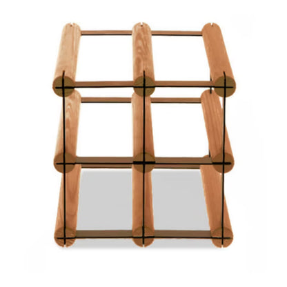 Vinreol RW8 til 4 Flasker 22,5x24,5 cm Brun