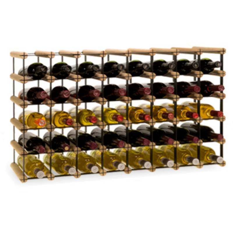 Vinreol RW8 82,5x52,5 cm Sort og Natur