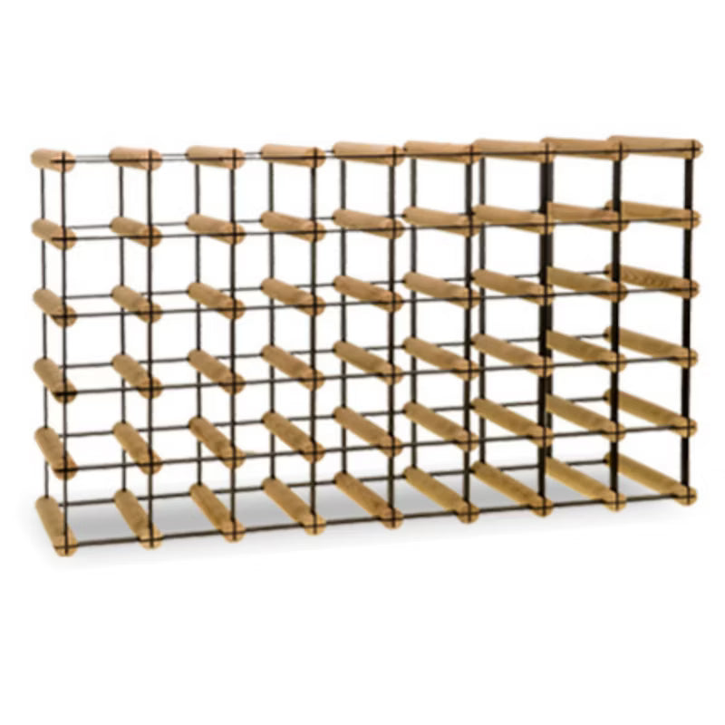 Vinreol RW8 82,5x52,5 cm Sort og Natur
