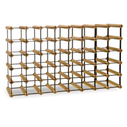 Vinreol RW8 82,5x52,5 cm Sort og Natur
