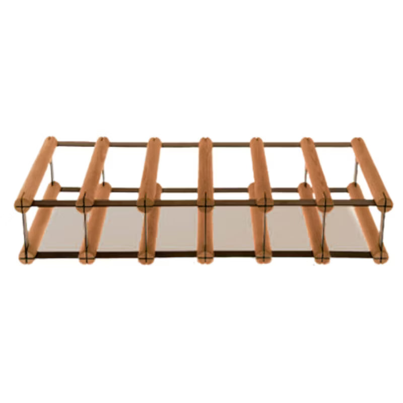 Vinreol RW8 til 6 Flasker 62,5x24,5 cm Brun