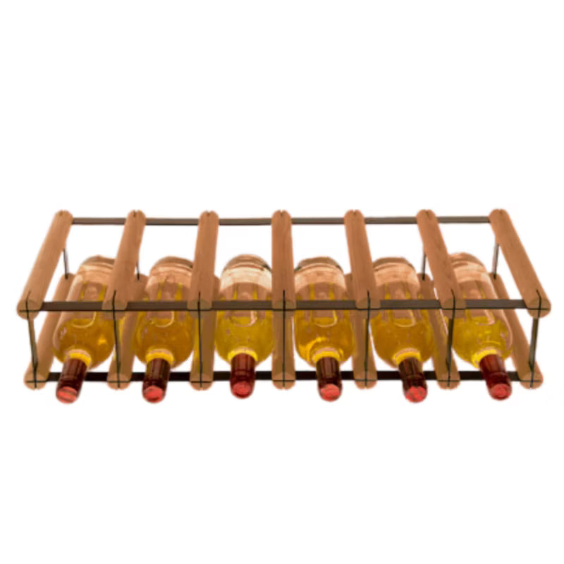 Vinreol RW8 til 6 Flasker 62,5x24,5 cm Brun