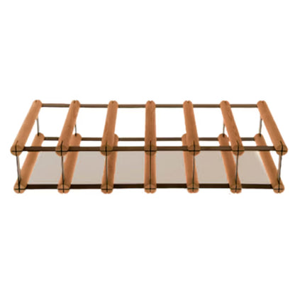 Vinreol RW8 til 6 Flasker 62,5x24,5 cm Brun