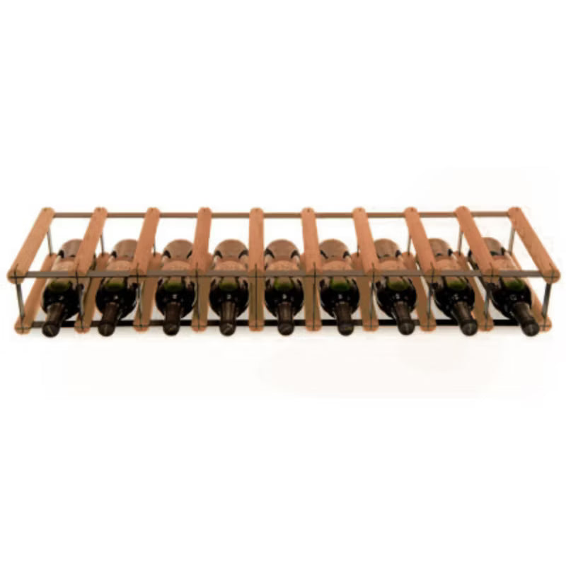 Vinreol RW8 til 9 Flasker 92,5x24,5 cm Sort Brun
