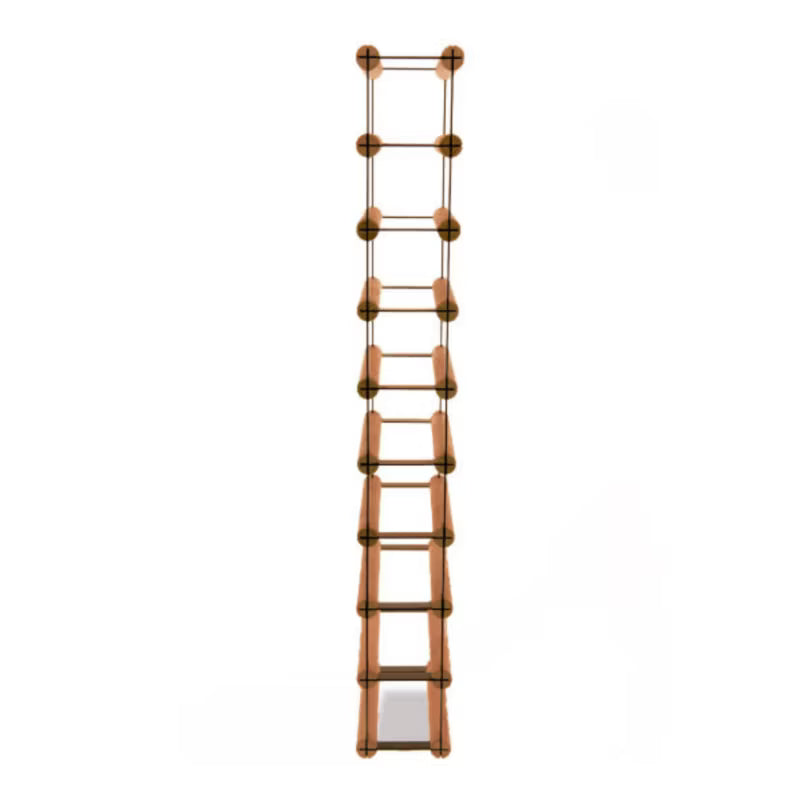 Vinreol RW8 til 9 Flasker Sort Træ