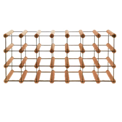 Vinreol til 21 Flasker 72,5x24,5 cm Sort Brun