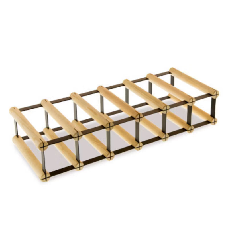 Vinreol 62,5x24,5 cm Sort Træ