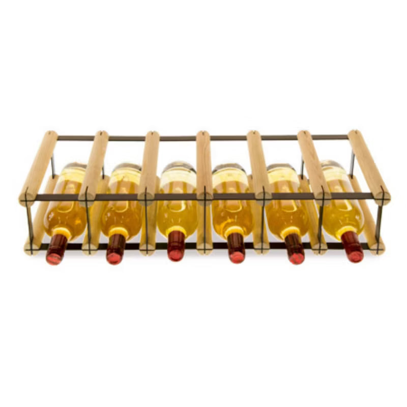 Vinreol 62,5x24,5 cm Sort Træ