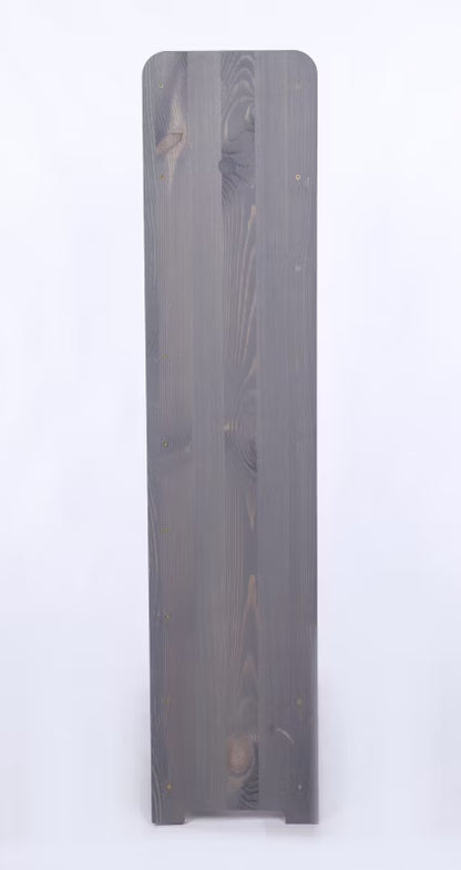 Vinreol Træ 56 Flasker 113x73x25 cm Grå