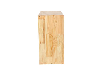 Vinreol Type X 60x60x30 cm Fyrretræ Natur