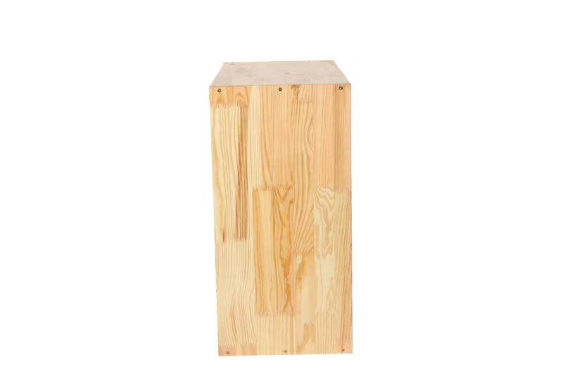 Vinreol Type X 60x60x30 cm Fyrretræ Natur