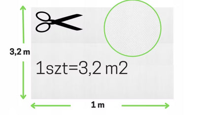 Vinterfiberdug 50g 3,2 m Hvid