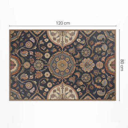 Vinylgulv 80x120 cm Brun Mønstret 1 stk.
