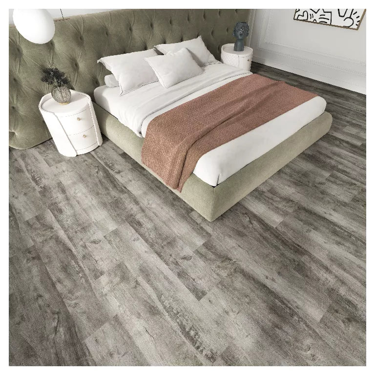 Vinylgulv Arilla 122x22,8 cm Lysegrå 2,5 m²