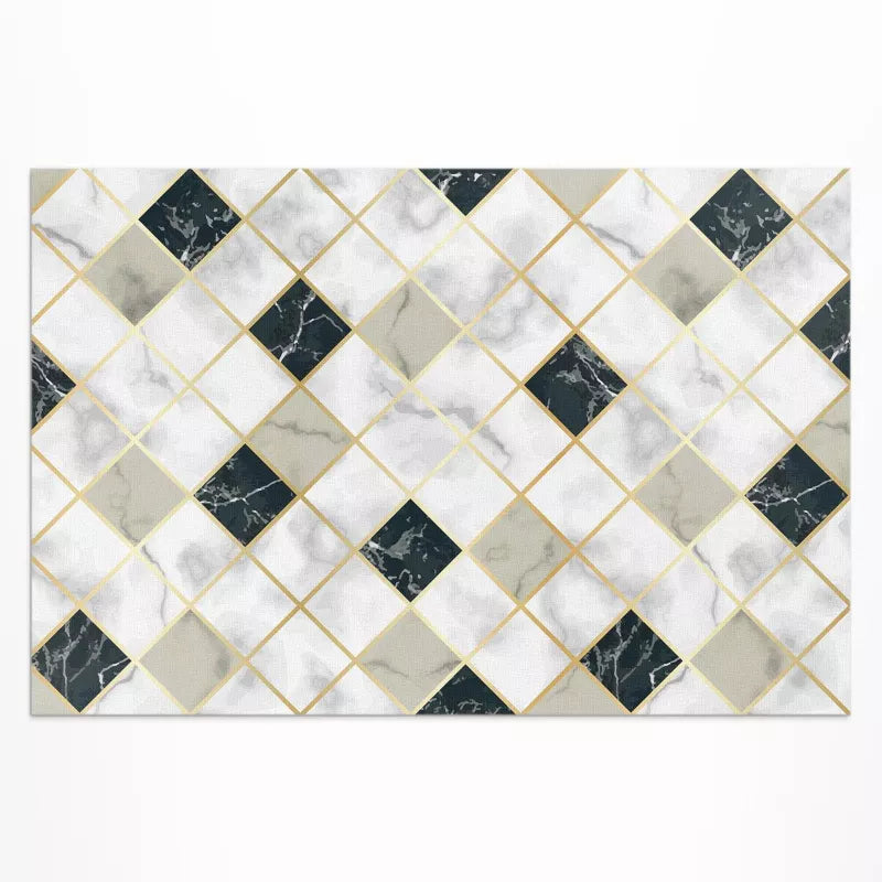 Vinylmåtte 60x90 cm Grå 1 stk.