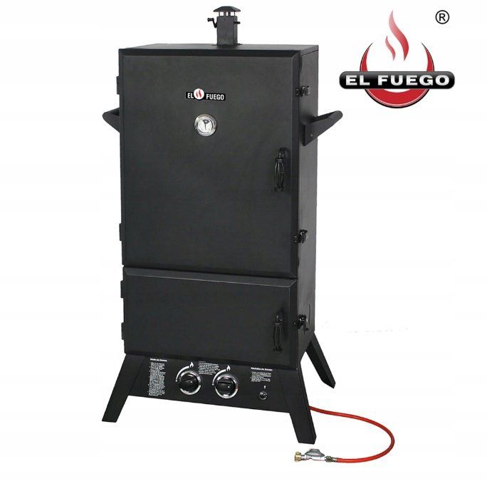 Røge- og gasgrill EL FUEGO Portland XXL, 1 stk.