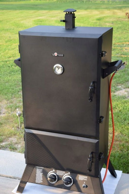 Røge- og gasgrill EL FUEGO Portland XXL, 1 stk.