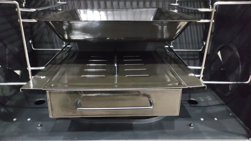 Røge- og gasgrill EL FUEGO Portland XXL, 1 stk.