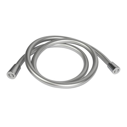 Bruseslange 125 cm PVC Mat Sølv Antivrid Elastisk